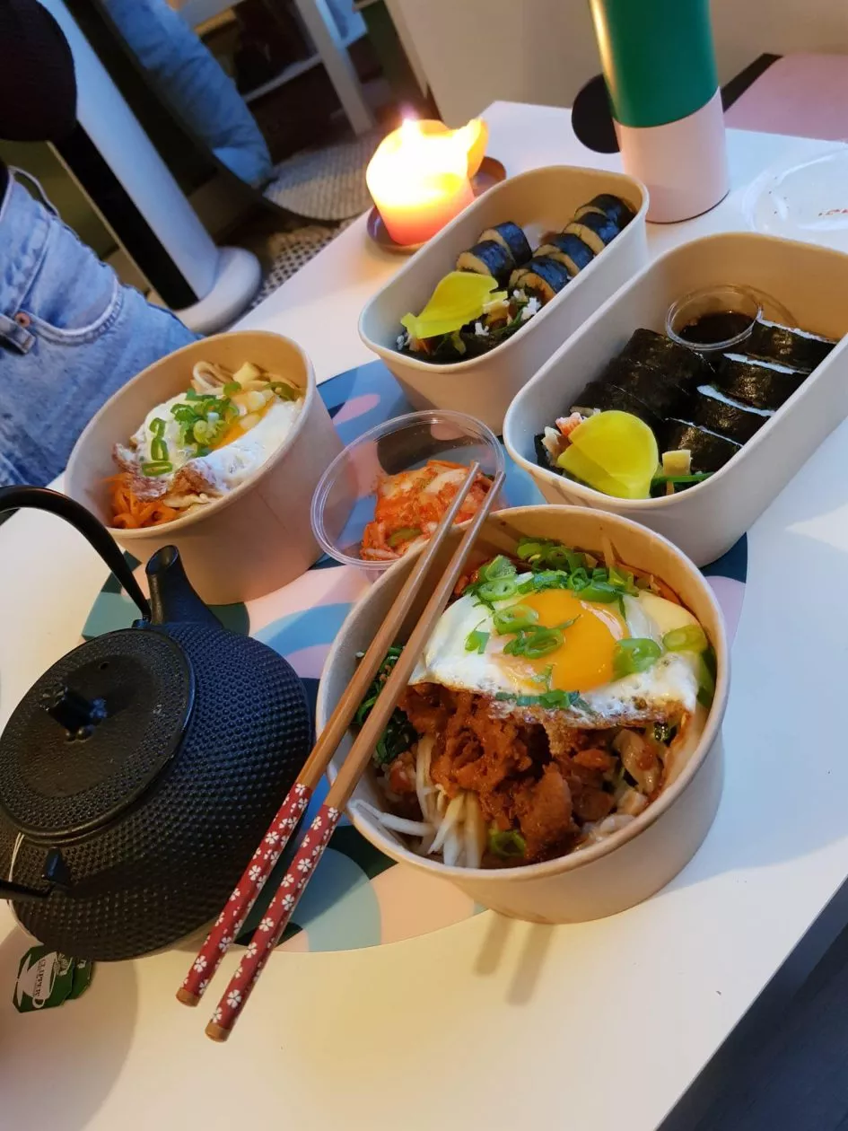 gerecht van inza's koreaans restaurant in Tilburg