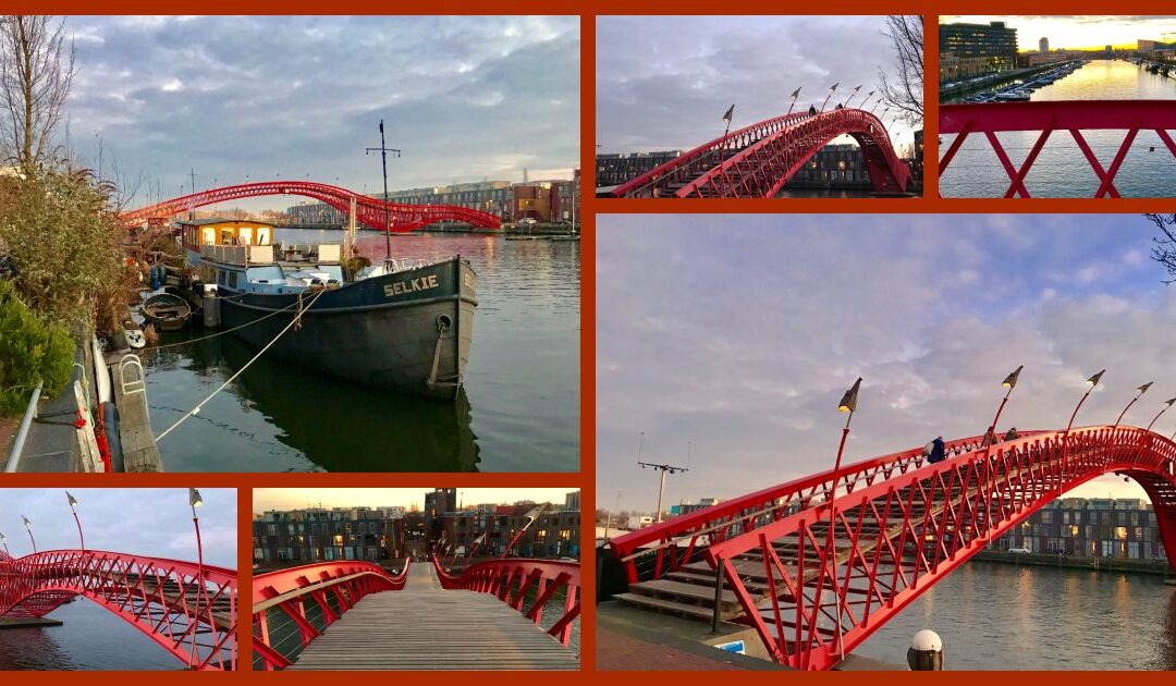 Amsterdam – De Pythonbrug  – Kunst om overheen te lopen