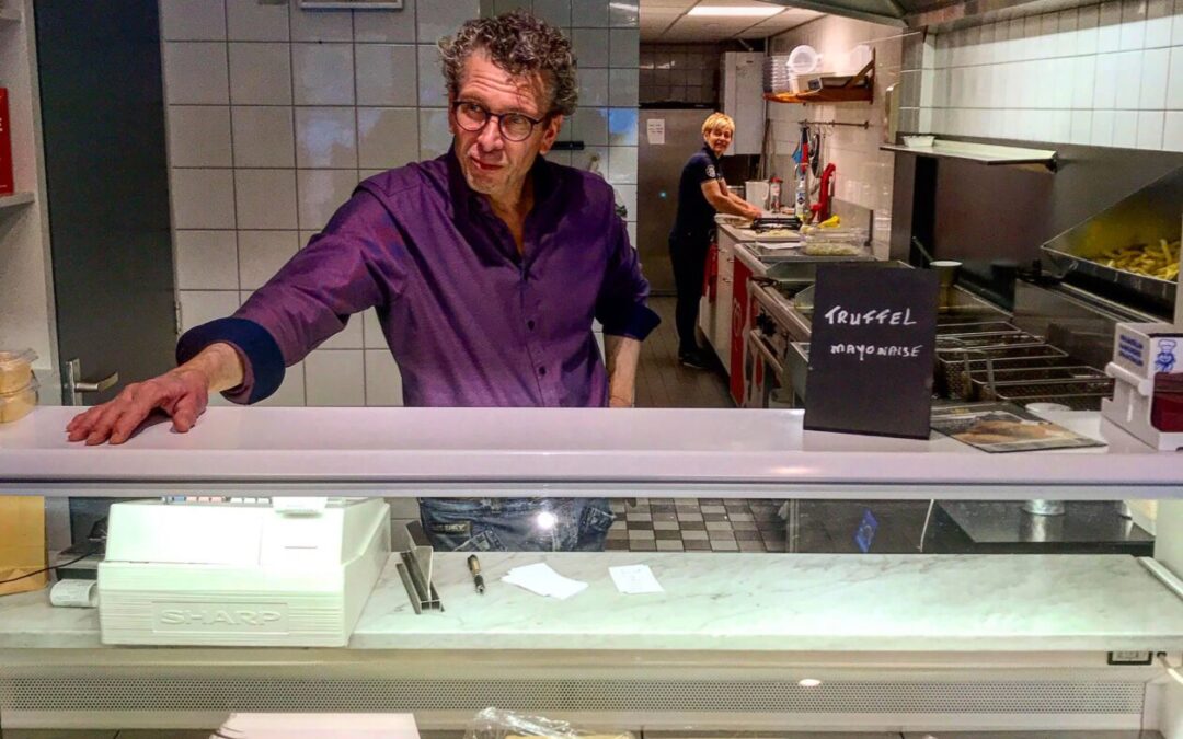 Nederland- Drenthe -De Asperge kroket van Krokettenkunst