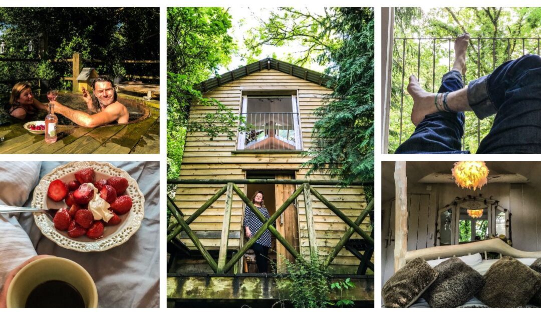 Foto's van een tinyhouse in Devon Engeland