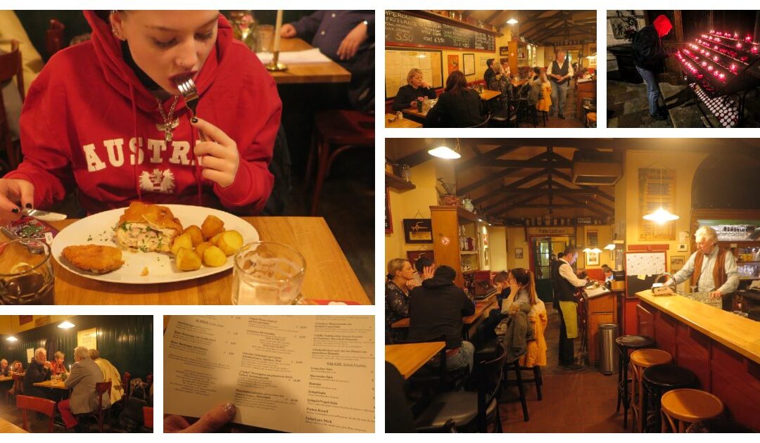 Oostenrijk -Eten in Wenen . Alt Wiener Gaststätte Beim Czaak