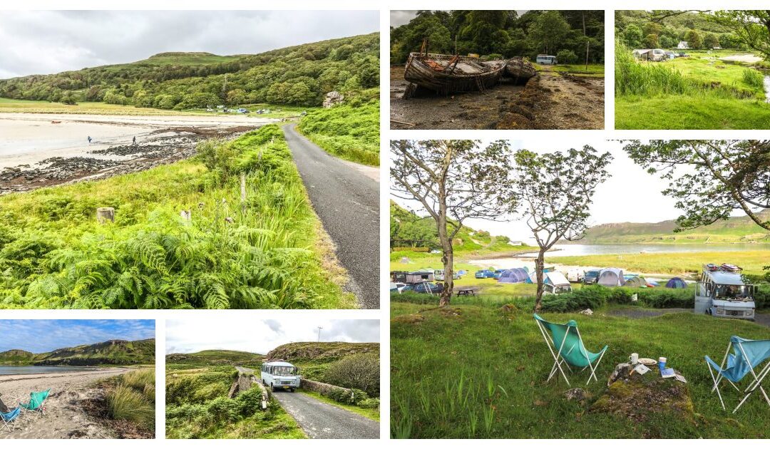 Schotland – Mull -vrij kamperen bij  Calgary Bay
