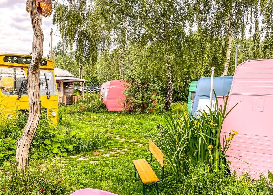 Nederland- Tuin Hotel Tralala aan de Vinkeveense plassen