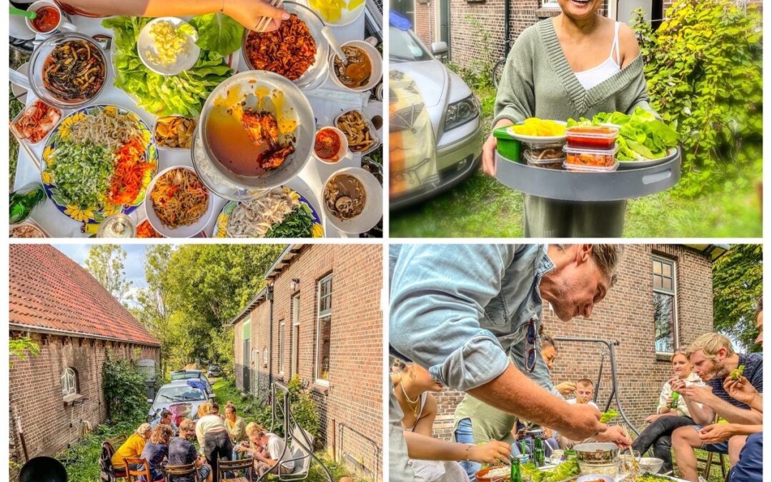 Lazy sunday familie Koreaanse picnic