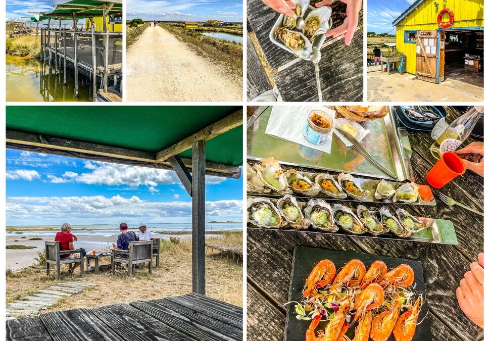 Frankrijk- Ile D’Oleron – krankzinnig lekker oesters eten bij 17 Fort Royer Ciel Claires Mer