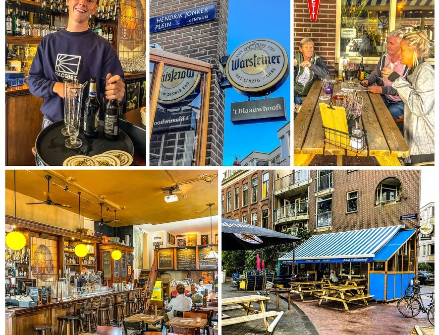 diverse foto's van cafe T'Blaauw hooft in Amsterdam