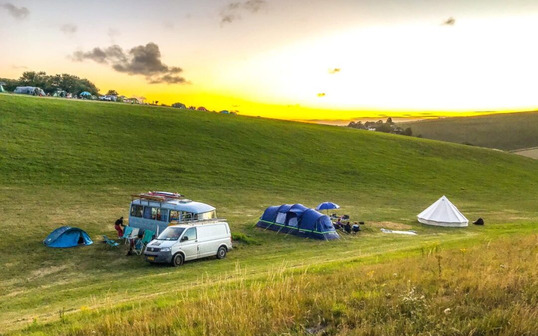 Engeland – Brighton – Chalky Downs Campsite