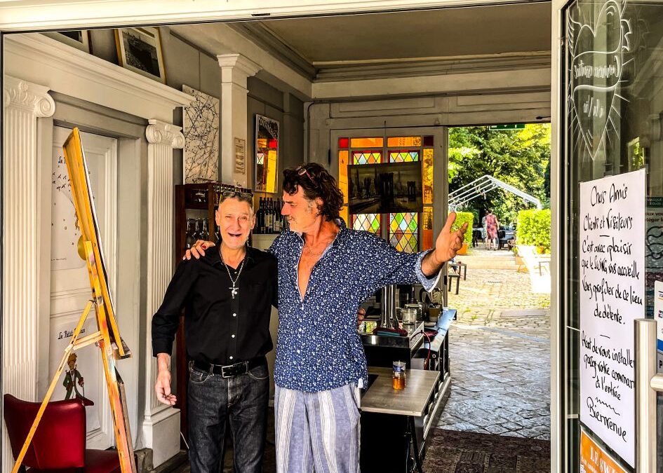 Frankrijk .Fontainebleau . Cafe Le Swing