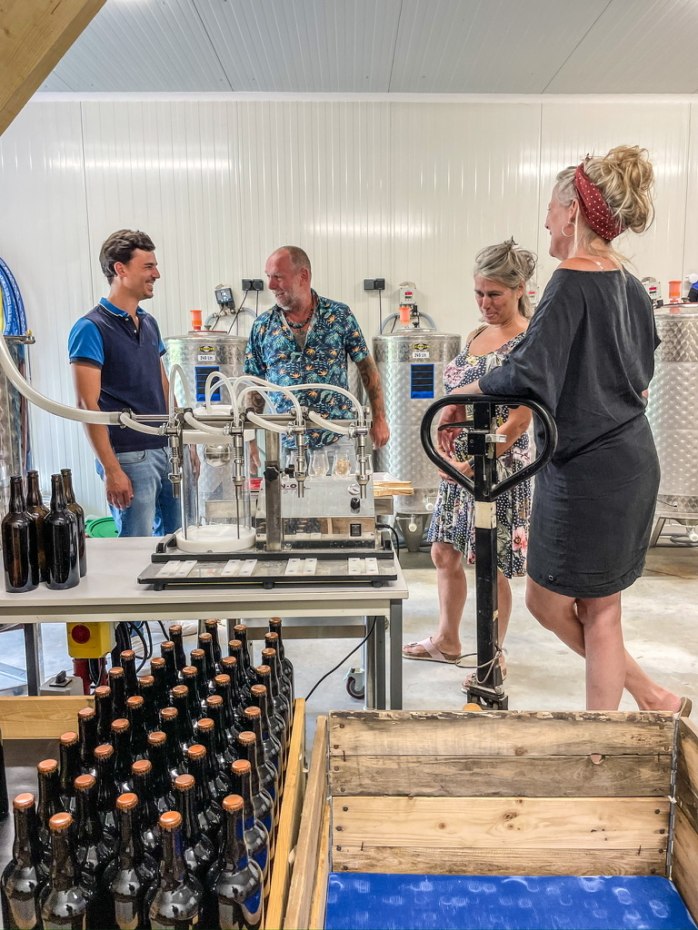 interieur van een bierbrouwerij