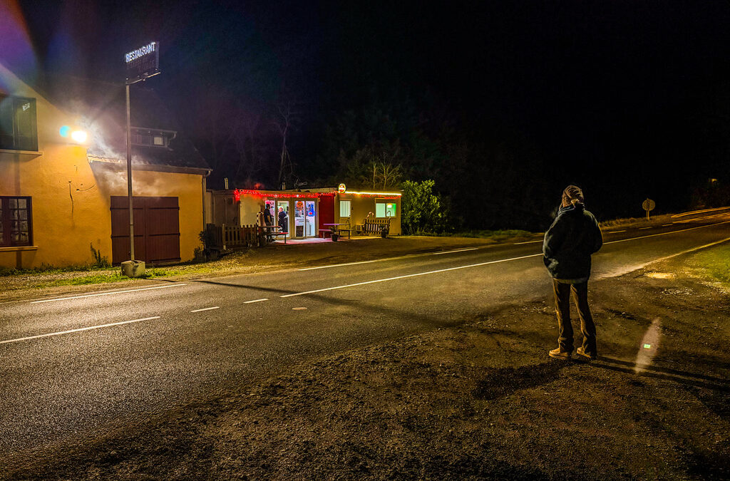 Figurant in een Franse eet film .